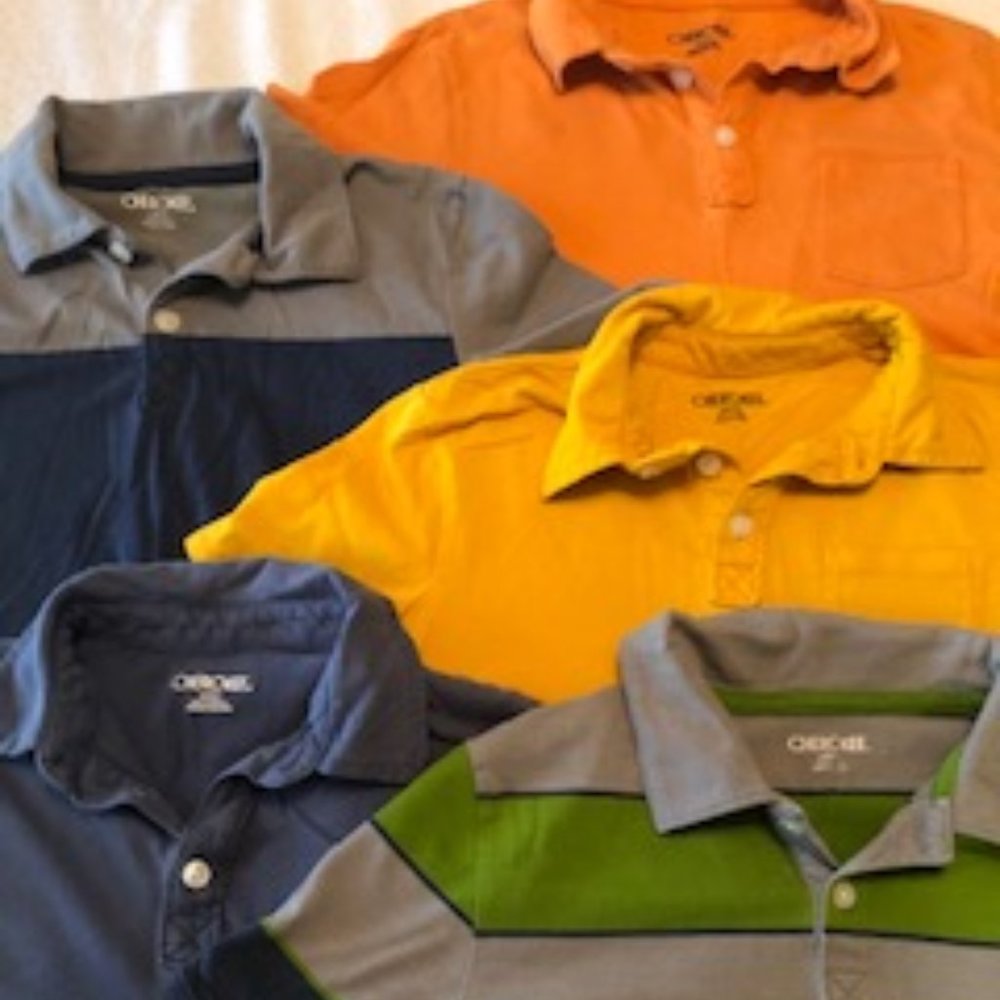 Boys Button Down Shirts Size 6/7 (5 total)